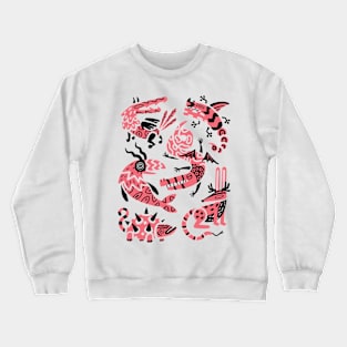 Pink Alebrijes Crewneck Sweatshirt